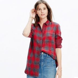 Madewell plaid shirt